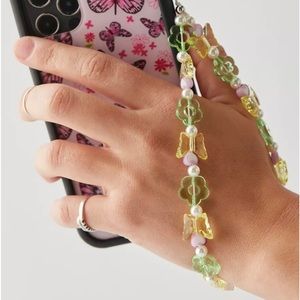 Bead Phone Sling - Butterfly